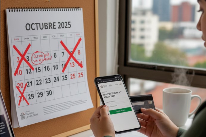 ¿Hasta cuándo puedo pagar la tenencia o refrendo sin recargos en octubre 2025?