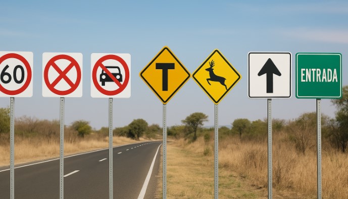 Tipos de señalización vial vertical en México y qué significa cada una