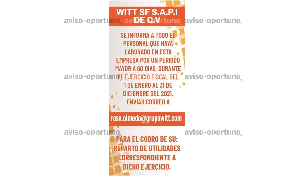 WITT SF PTU