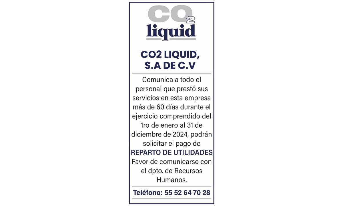 C02 LIQUID/ PTU 2024