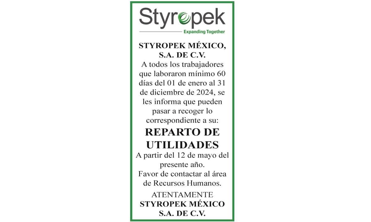 REPARTO DE UTILIDADES