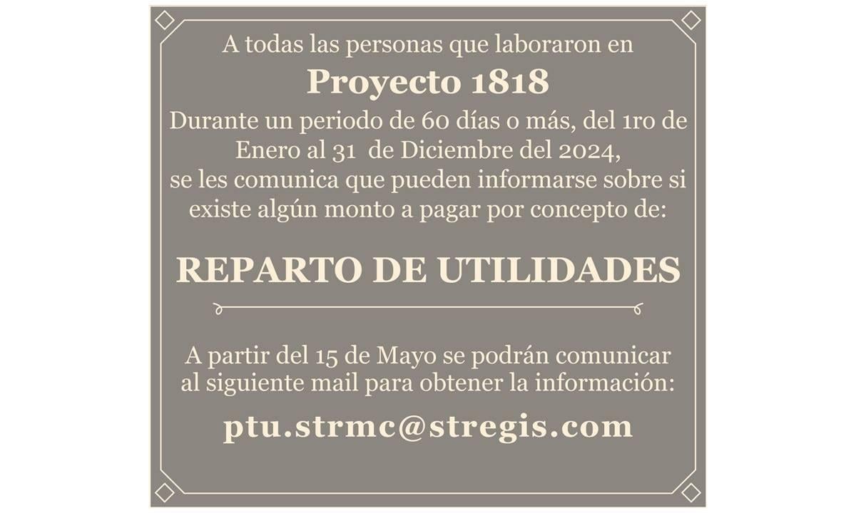 REPARTO DE UTILIDADES