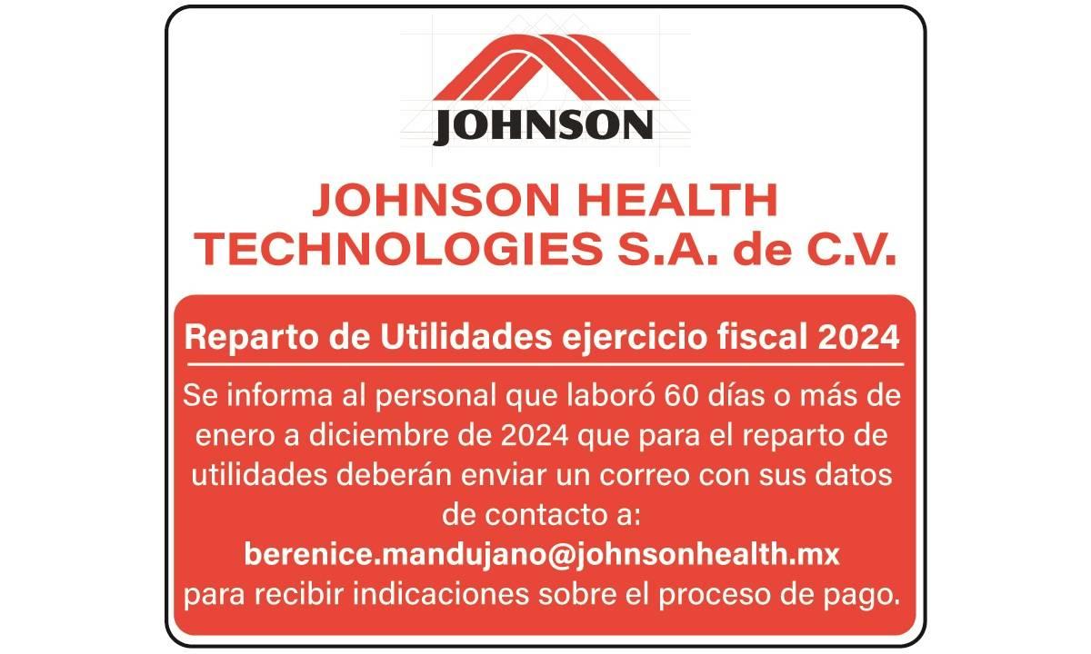 PTU 2024 JOHNSON HEALTH TECHNOLOGIES