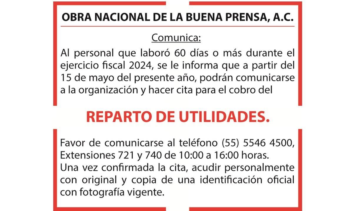 OBRA NACIONAL DE LA BUENA PRENSA