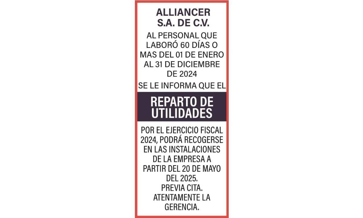 REPARTO DE UTILIDADES