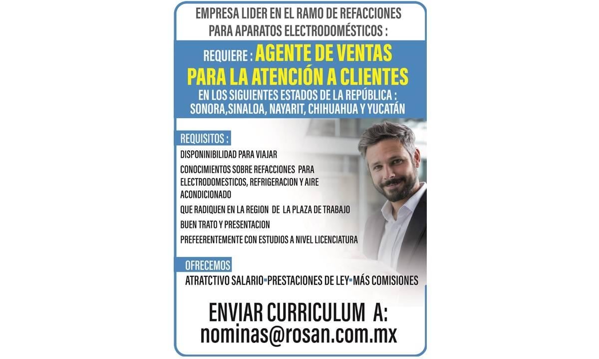 AGENTE DE VENTAS