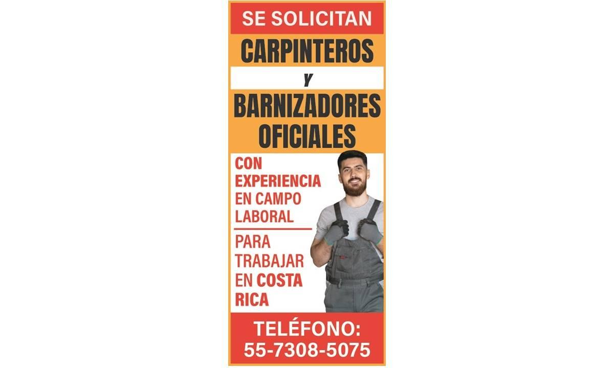 CARPINTEROS Y BARNIZADORES OFICIALES