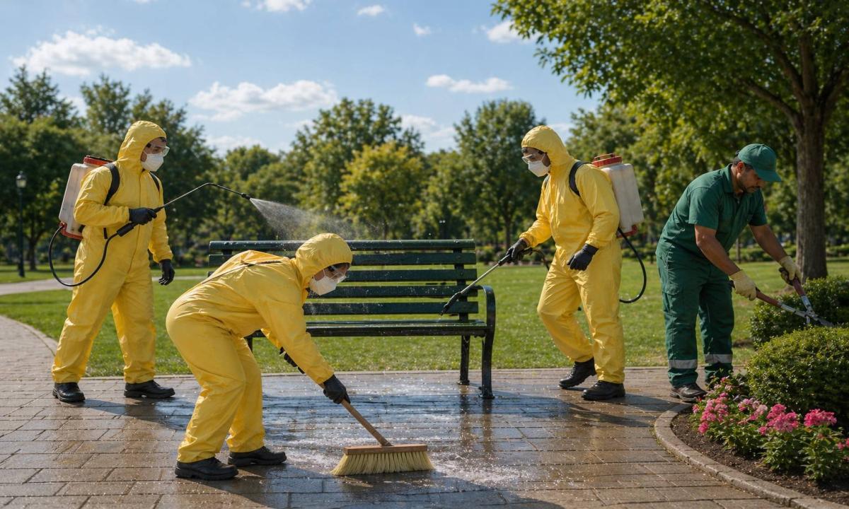 LIMPIEZA, FUMIGADORES Y JARDINEROS