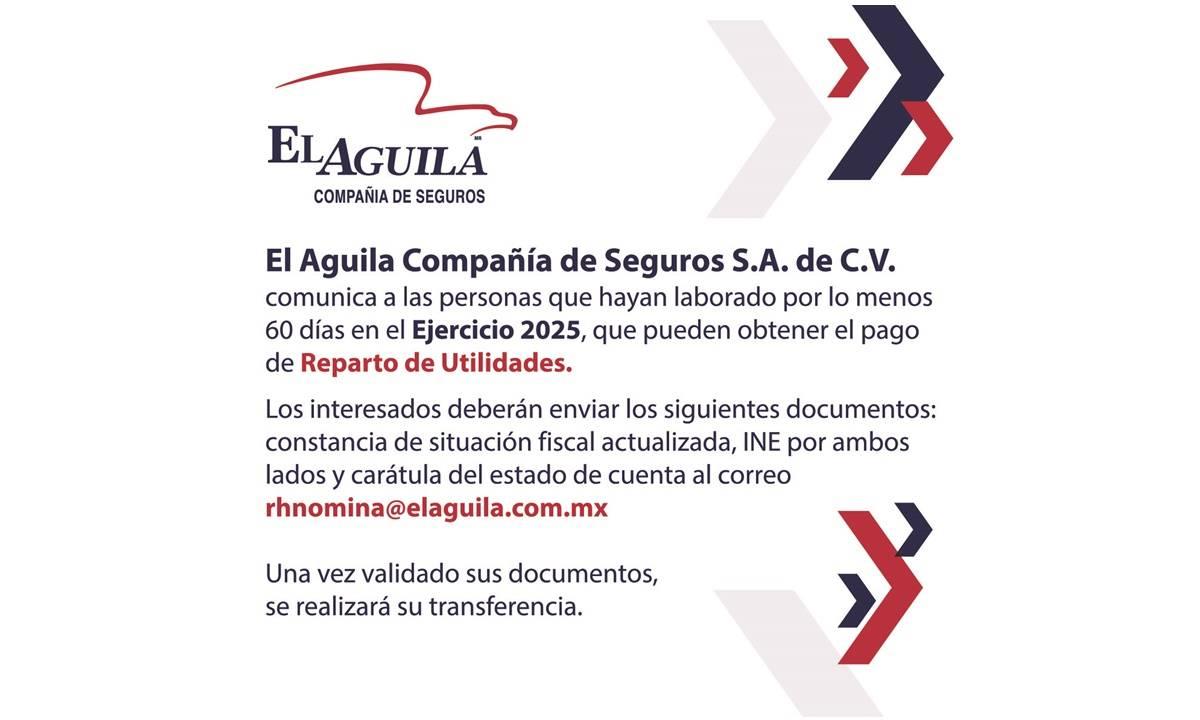PTU EL AGUILA COMPA?IA DE SEGUROS