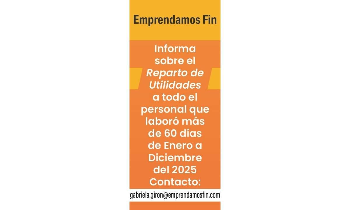 EMPRENDAMOS FIN/ UTILIDADES