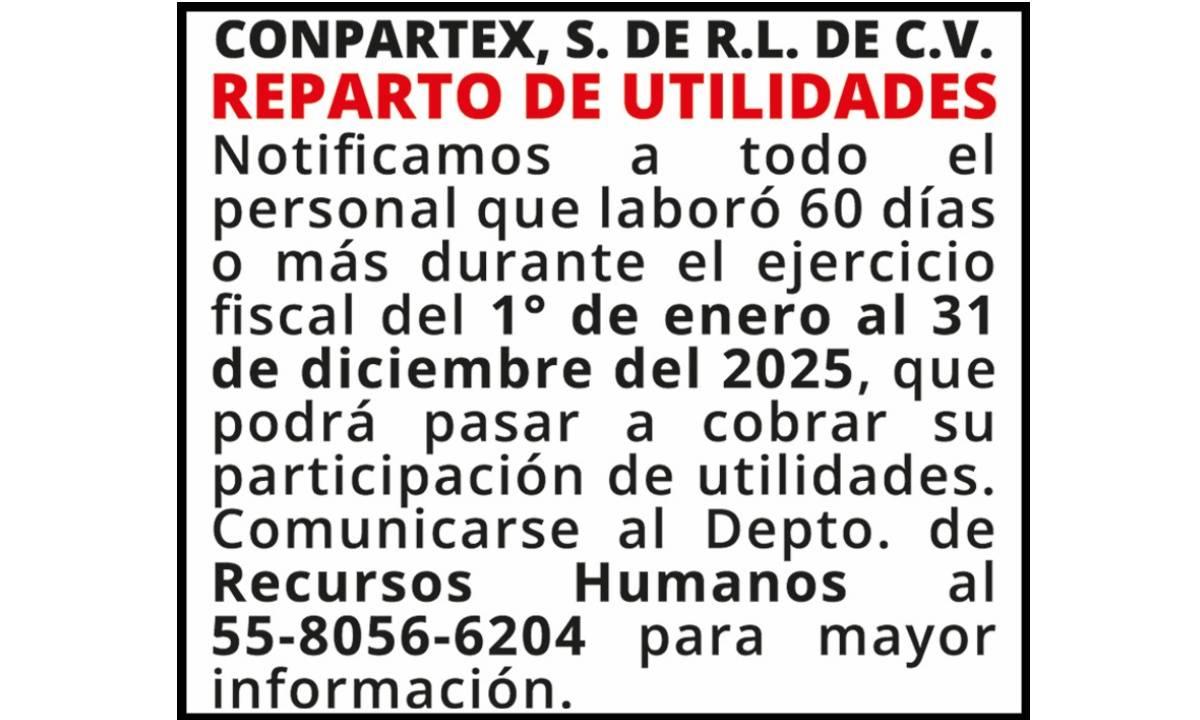 PTU 2025 CONPARTEX