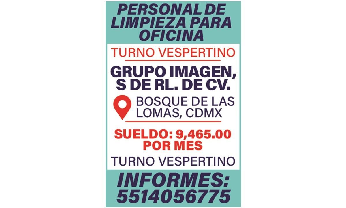 PERSONAL DE LIMPIEZA