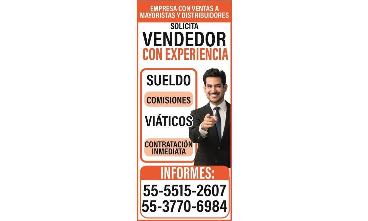 ENDEDOR CON EXPERIENCIA