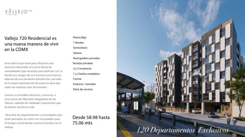 DEPARTAMENTO CON ROOF GARDEN PRIVADO