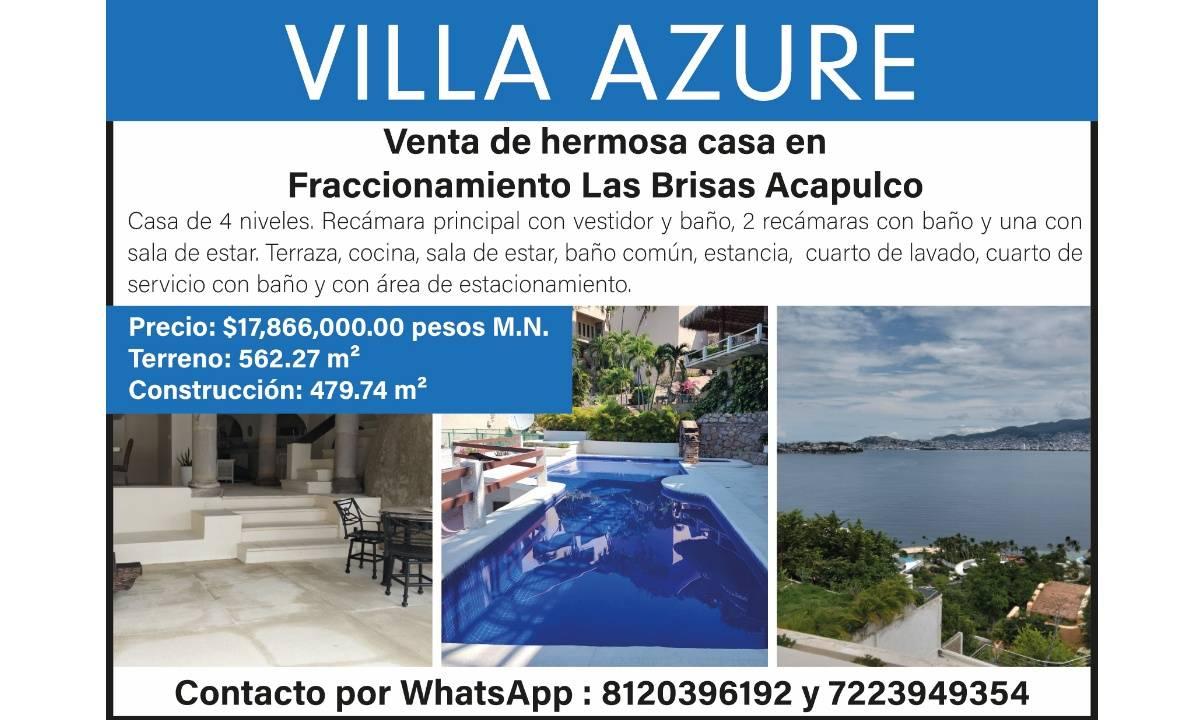 VENTA CASA VILLA AZURE