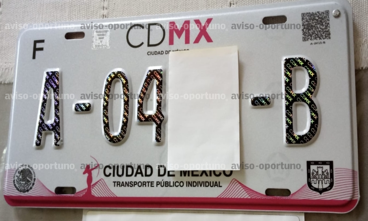 SE VENDEN PLACAS PARA TAXI A