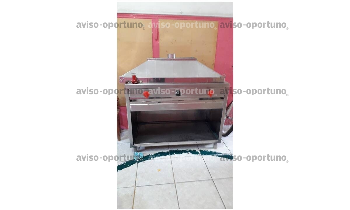 REMATO ESTUFA INDUSTRIAL CON CAMPANA Y REGULADOR, TODO ACERO INOXIDABLE