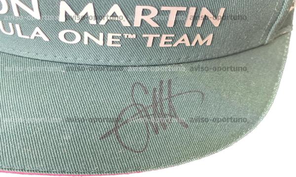 GORRA F1 ASTON MARTIN AUTÓGRAFO VETTEL