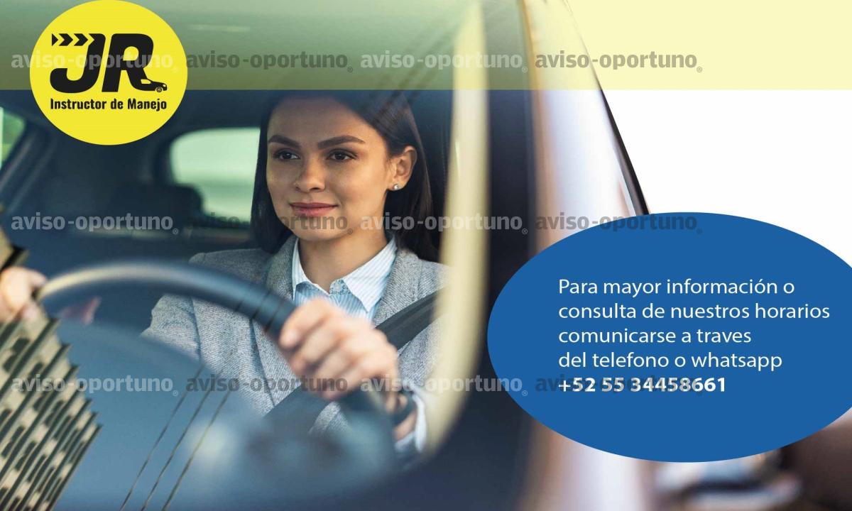 JR INSTRUCTOR DE MANEJO: CURSOS DE CONDUCCIÓN DEF.