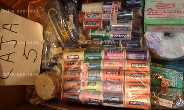 VENDO MERCANCÍA DE CEDERÍA (HILOS, ETC)