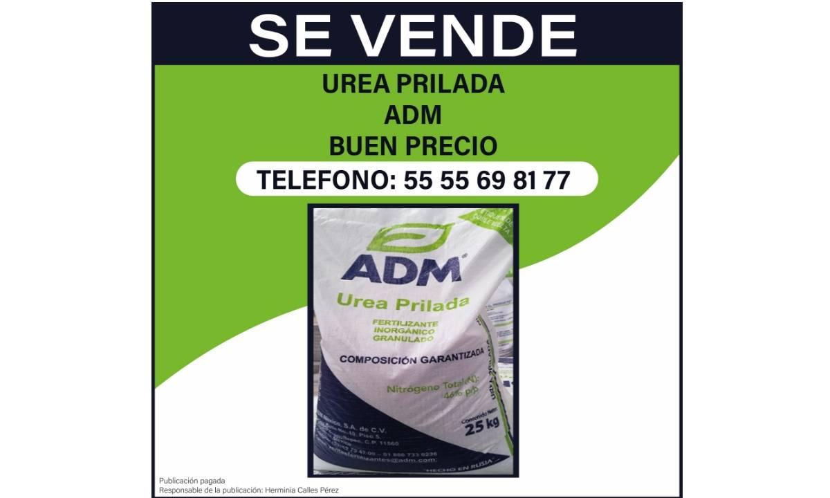 SE VENDE UREA PRILADA ADM
