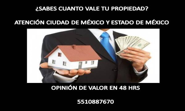 AVALUOS DE TODO TIPO DE INMUEBLES