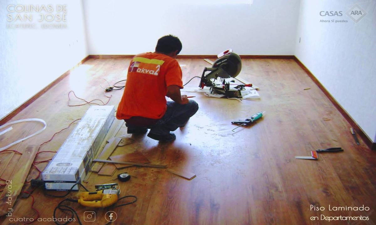 PISO LAMINADO, MADERA, VINÍLICOS, CUATRO ACABADOS