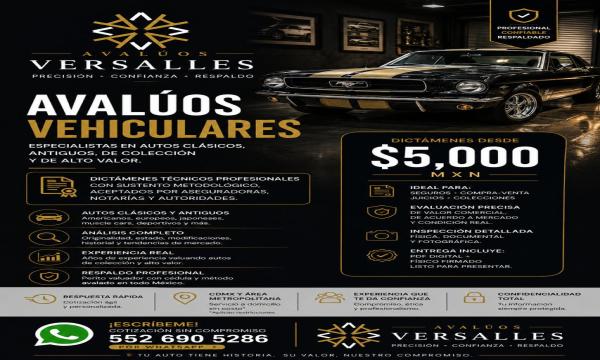 AVALÚO DE AUTOS